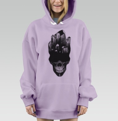Бессмертные кристаллы, Hoodie Mjhigh Dig Mel, Fiolet, утепленная