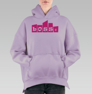 БоссЯ, Hoodie Oversize Fiolet, утепленная