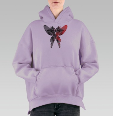 БТФЛ, Hoodie Oversize Fiolet, утепленная