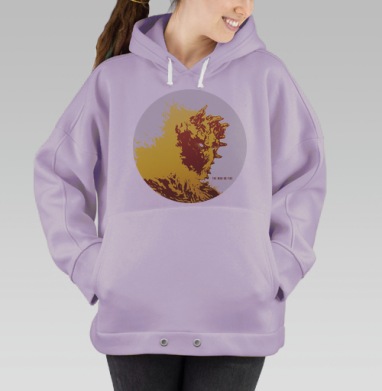 Человек в огне, Hoodie Oversize Fiolet
