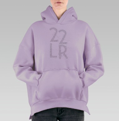 ДДЛР, Hoodie Oversize Fiolet, утепленная