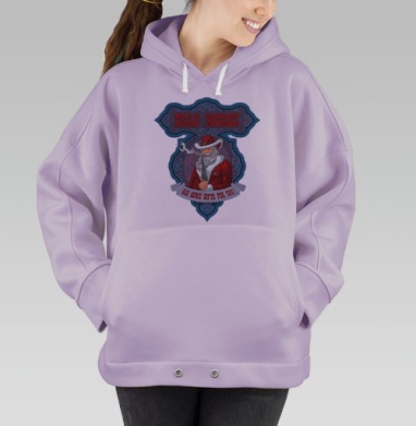 ДЕАД МОРОЗ, Hoodie Oversize Fiolet