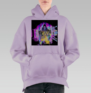 Дедсек, Hoodie Oversize Fiolet, утепленная