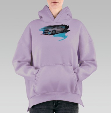 Дикая легенда, Hoodie Oversize Fiolet, утепленная