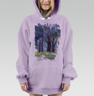 Дубрава, Hoodie Mjhigh Dig Mel, Fiolet, утепленная