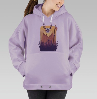Дух рассвета, Hoodie Oversize Fiolet