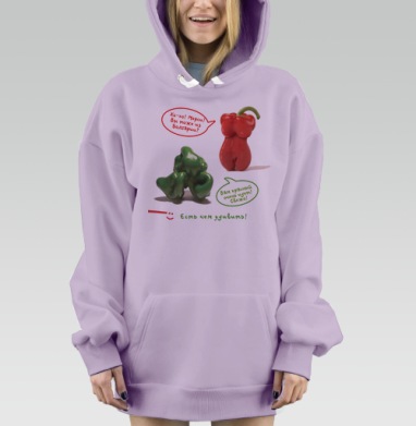 Два перца, Hoodie Mjhigh Dig Mel, Fiolet, утепленная