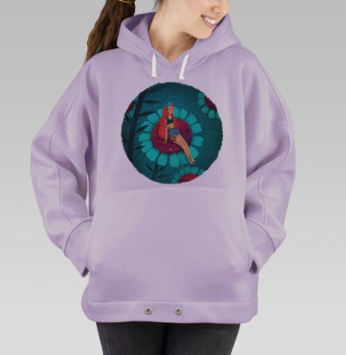 Дюймовочка, Hoodie Oversize Fiolet