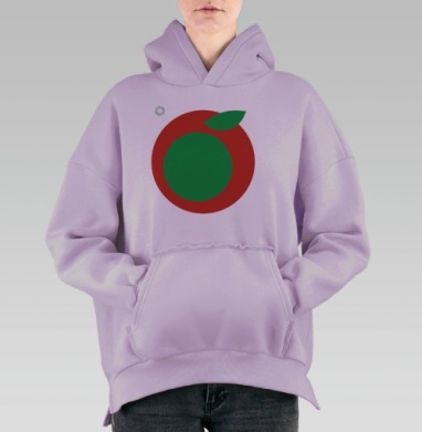 Эко-невидаль два, Hoodie Oversize Fiolet, утепленная