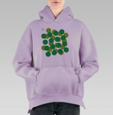 Эко-невидаль шесть, Hoodie Oversize Fiolet, утепленная