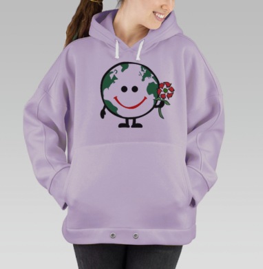 ЭкоПланета, Hoodie Oversize Fiolet