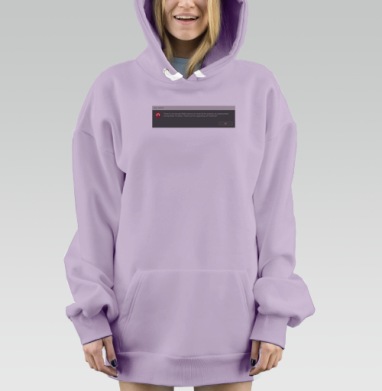 Error / Ошибка, Hoodie Mjhigh Dig Mel, Fiolet, утепленная