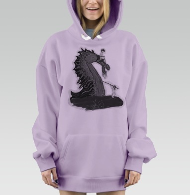 Фантастическая битва, Hoodie Mjhigh Dig Mel, Fiolet, утепленная