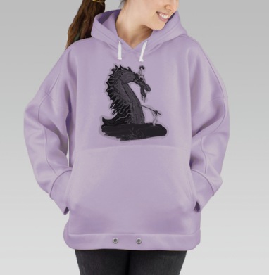 Фантастическая битва, Hoodie Oversize Fiolet