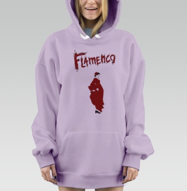 ФЛАМЕНКО ЖЕНЩИНА, Hoodie Mjhigh Dig Mel, Fiolet, утепленная