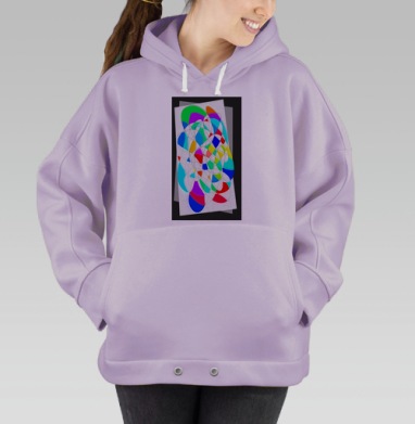 Фрактальный я, Hoodie Oversize Fiolet