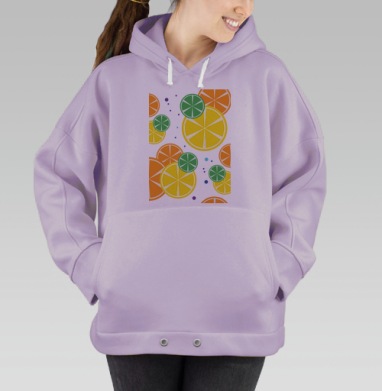 Фрукты, Hoodie Oversize Fiolet