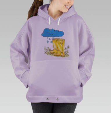Желтые сапоги, Hoodie Oversize Fiolet