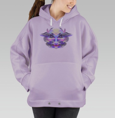 Инопланетянка, Hoodie Oversize Fiolet