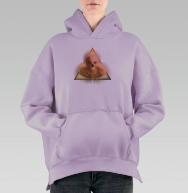 Из ада, Hoodie Oversize Fiolet, утепленная