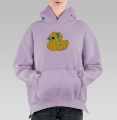 Киллмиплиз, Hoodie Oversize Fiolet, утепленная