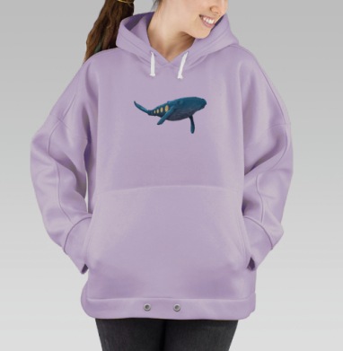 Кит Жюля Верна, Hoodie Oversize Fiolet