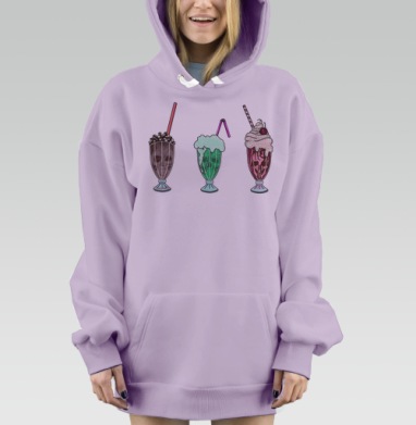 Коктейли, Hoodie Mjhigh Dig Mel, Fiolet, утепленная