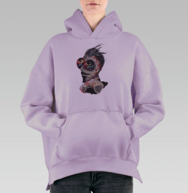 КОЛОС, Hoodie Oversize Fiolet, утепленная