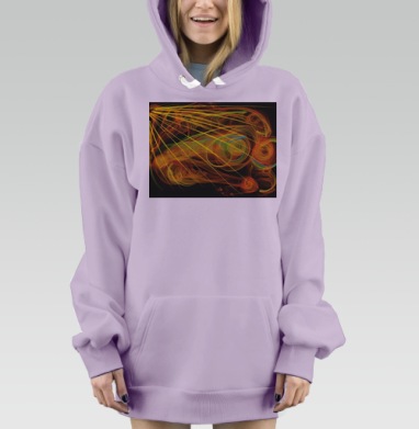 Комм, Hoodie Mjhigh Dig Mel, Fiolet, утепленная