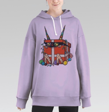 Коробкозёл, Hoodie Long Oversize Fiolet