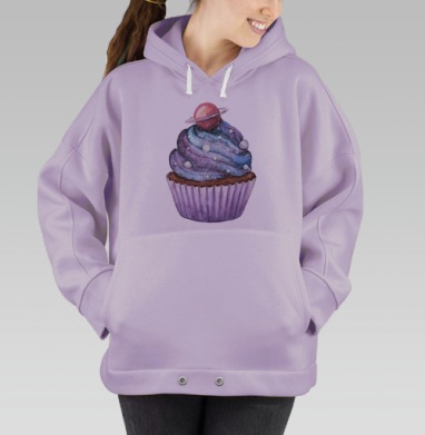 Космический десерт, Hoodie Oversize Fiolet