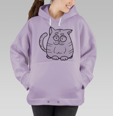 Котик, Hoodie Oversize Fiolet