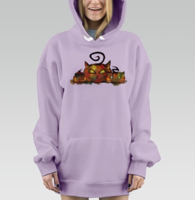 Котыквы, Hoodie Mjhigh Dig Mel, Fiolet, утепленная