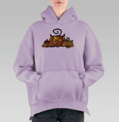 Котыквы, Hoodie Oversize Fiolet, утепленная
