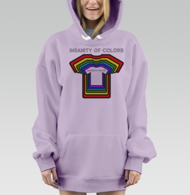 Креативная атака, Hoodie Mjhigh Dig Mel, Fiolet, утепленная