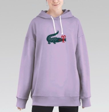 Крок, Hoodie Long Oversize Fiolet