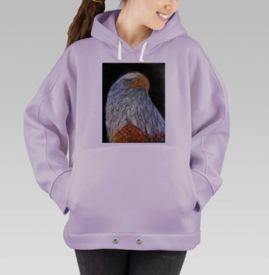 Крылатый хищник, Hoodie Oversize Fiolet