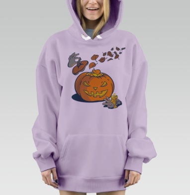 Легенды осени, Hoodie Mjhigh Dig Mel, Fiolet, утепленная