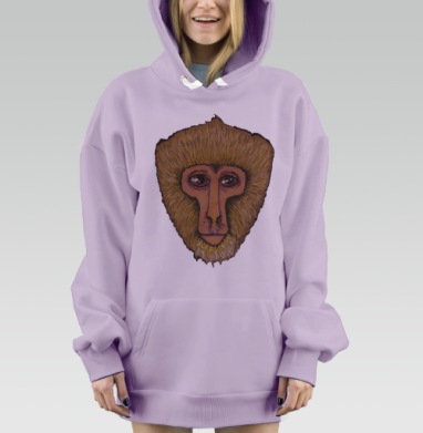 Лесула, Hoodie Mjhigh Dig Mel, Fiolet, утепленная
