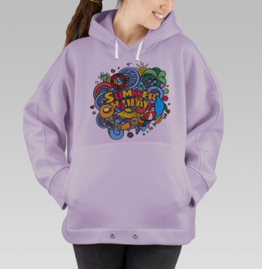 Летние Каникулы, Hoodie Oversize Fiolet
