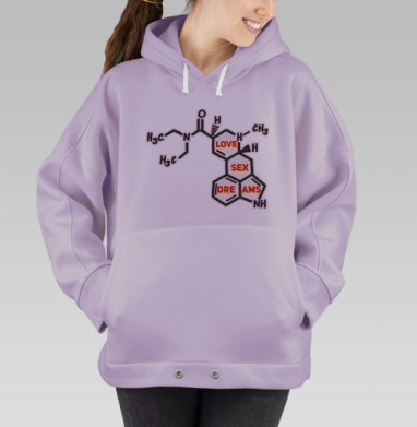 ЛСД, Hoodie Oversize Fiolet