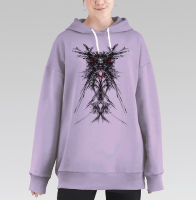 Лшдк, Hoodie Long Oversize Fiolet