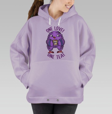 Любовь к чаю, Hoodie Oversize Fiolet