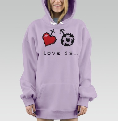 Любовь к футболу, Hoodie Mjhigh Dig Mel, Fiolet, утепленная