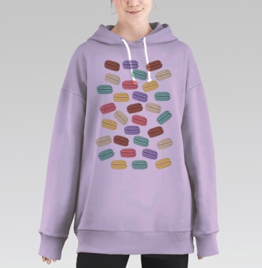 Макарунсы, Hoodie Long Oversize Fiolet