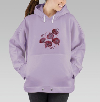 Маки, Hoodie Oversize Fiolet