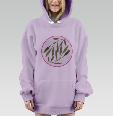 Май, Hoodie Mjhigh Dig Mel, Fiolet, утепленная
