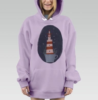 Маяк Колумбия Блу, Hoodie Mjhigh Dig Mel, Fiolet, утепленная