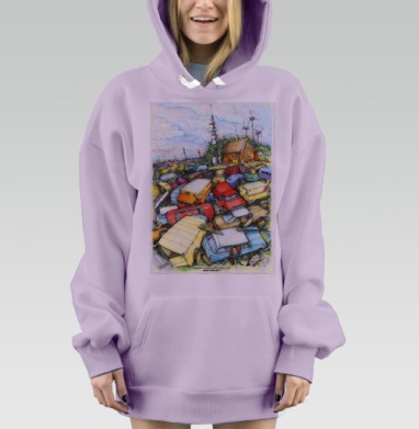 Металлолом, Hoodie Mjhigh Dig Mel, Fiolet, утепленная