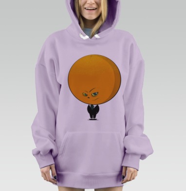 Мистер  Апельсинчик, Hoodie Mjhigh Dig Mel, Fiolet, утепленная